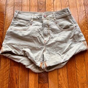 Pilcro Anthropologie Green Women's Cargo Shorts